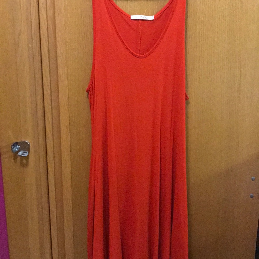 Red dress